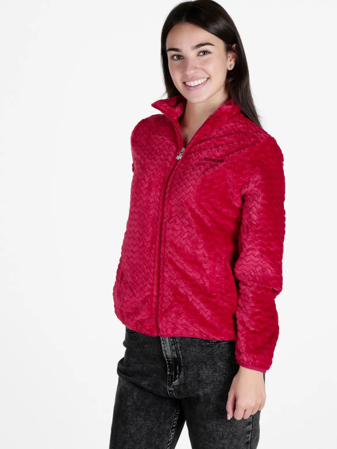 Be Board Felpa donna con zip in ecopelliccia