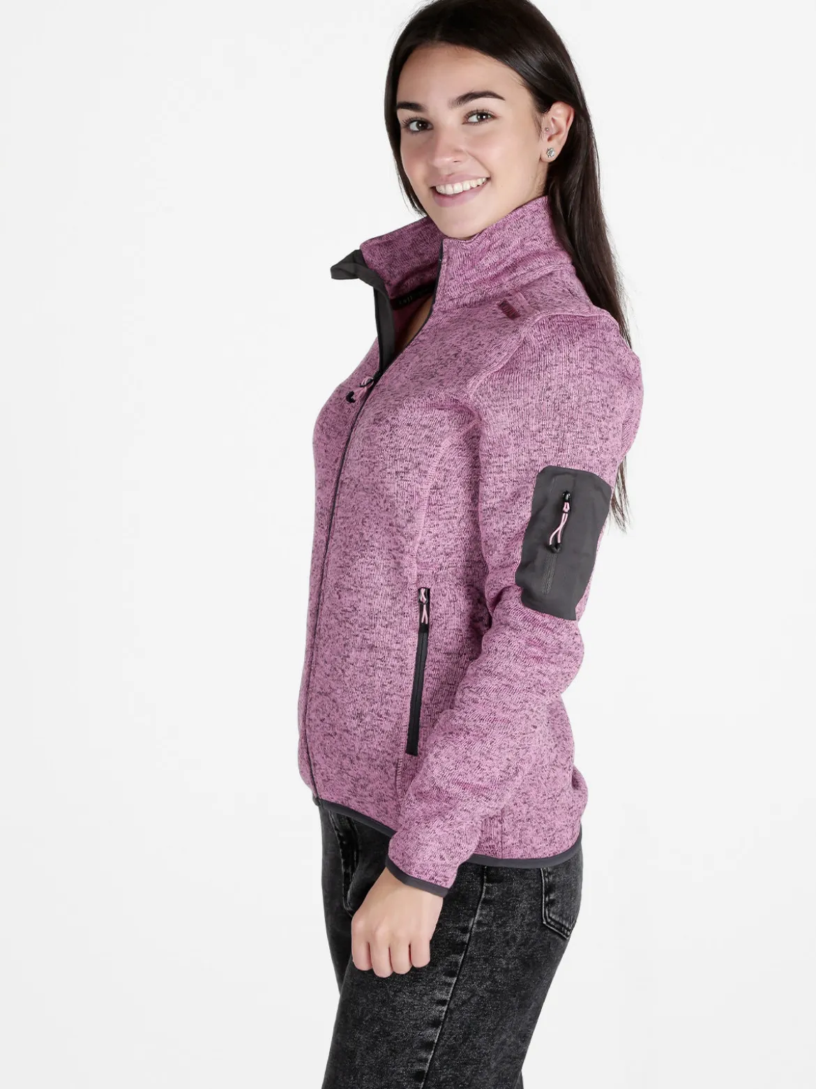 Be Board Felpa donna invernale con zip