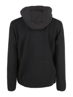 Be Board Felpa invernale da uomo con cappuccio e zip - nero