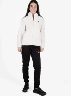 Be Board Giacca donna sportiva in ecopelo con zip