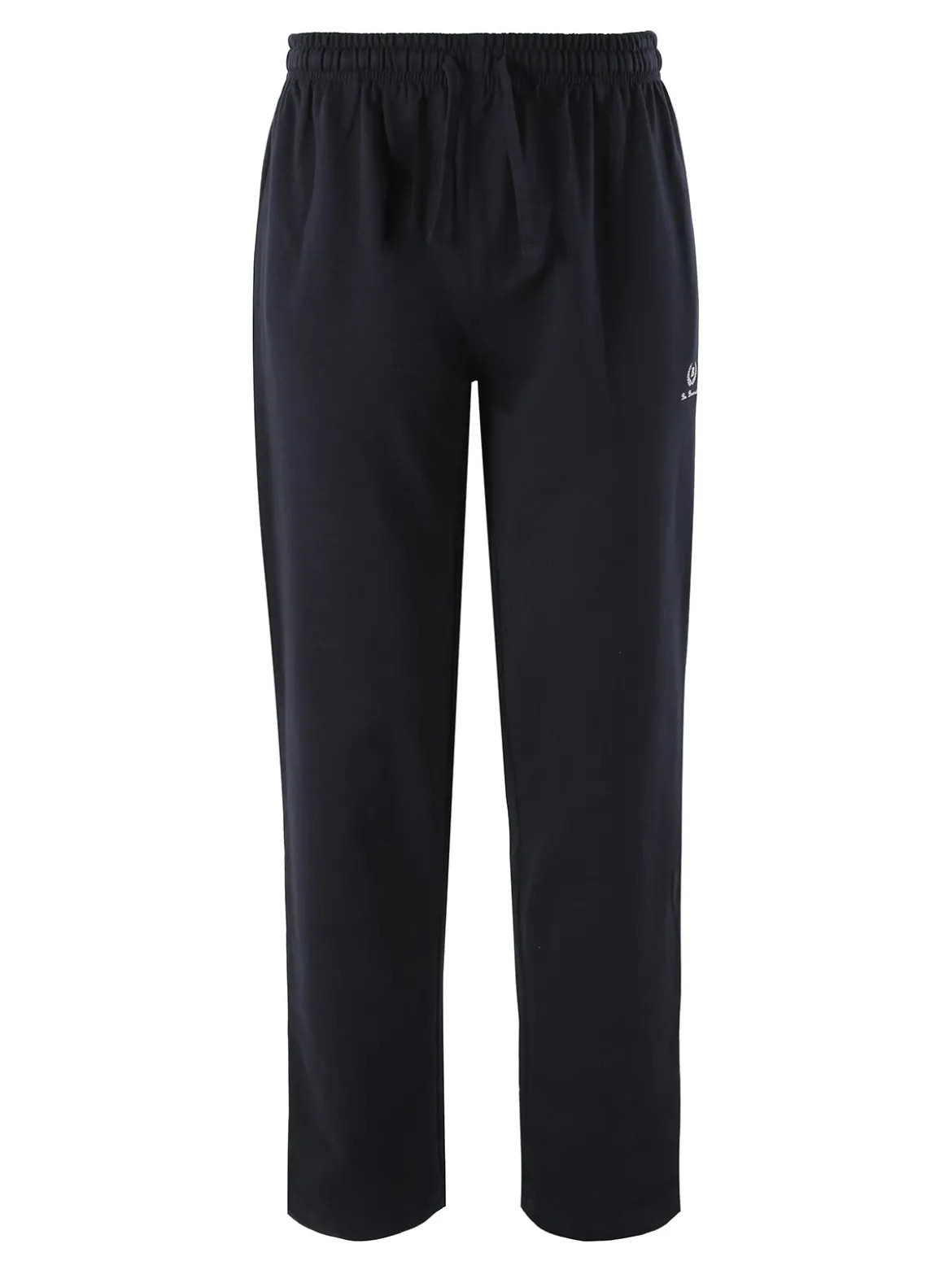 Be Board Pantaloni sportivi da uomo in cotone con coulisse - blu scuro