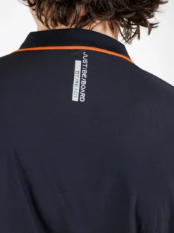 Be Board Polo da uomo a maniche corte in tessuto tecnico piquet