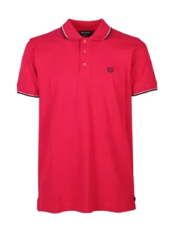 Be Board Polo da uomo in cotone a maniche corte