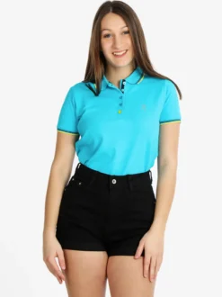 Be Board Polo donna in cotone manica corta