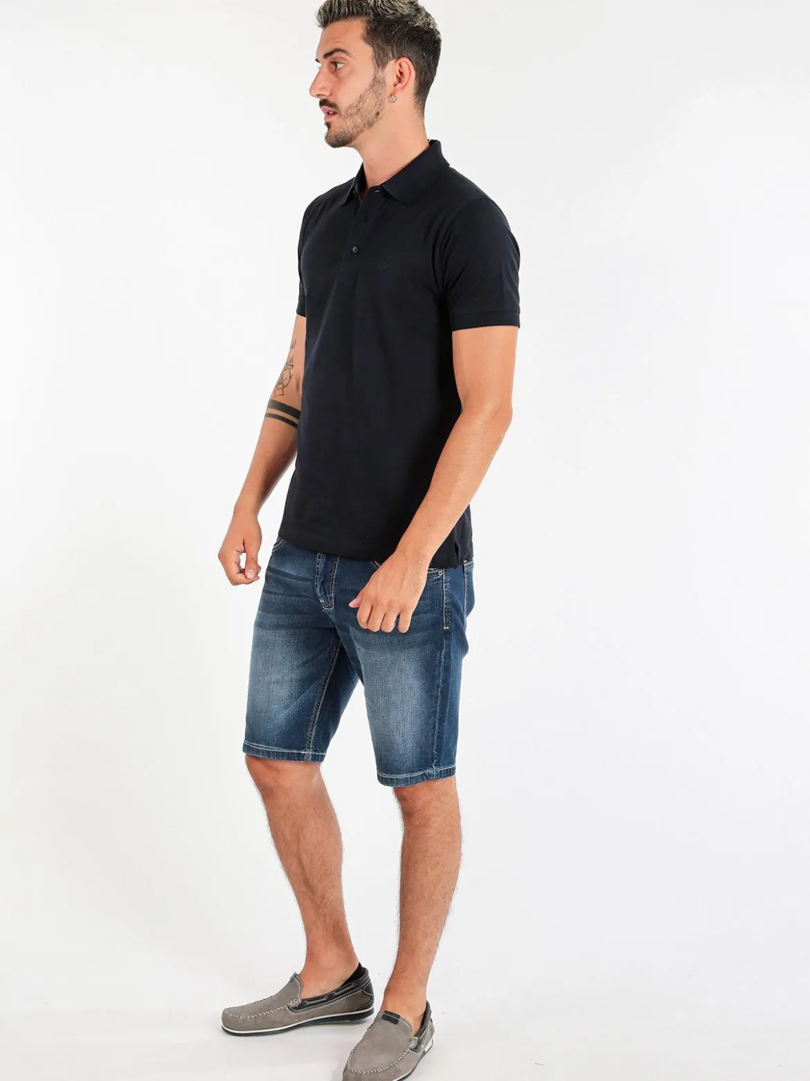 Be Board Polo uomo in cotone manica corta