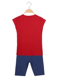 Be Board T-shirt con scritte + leggings 3/4 completo 2 pezzi in cotone