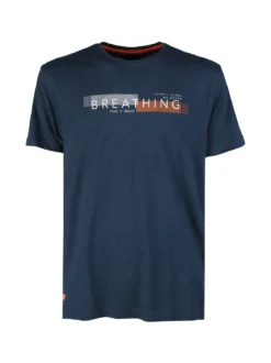 Be Board T-shirt uomo in cotone con stampa scrtita