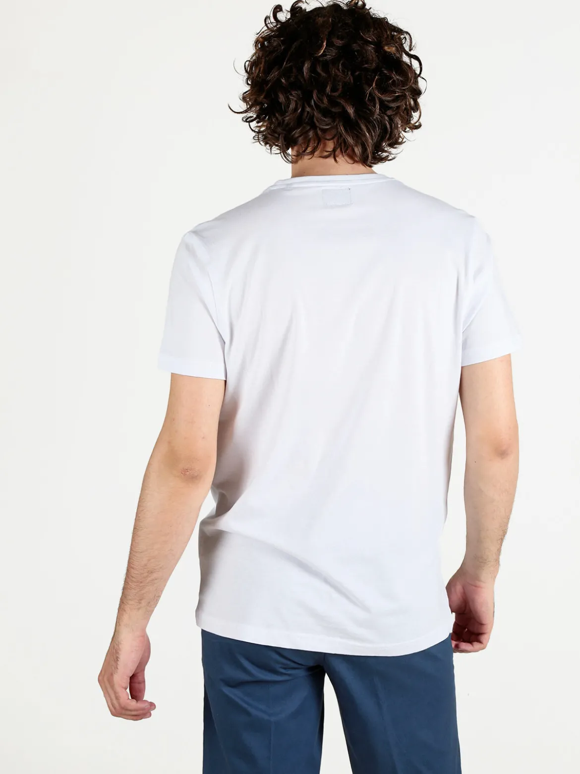 Be Board T-shirt uomo in cotone con taschino sul petto