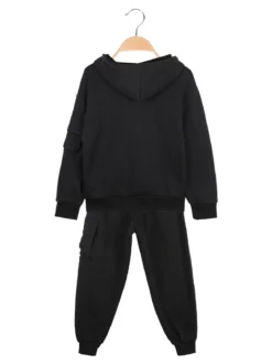 Best Kid'S Completo tuta da bambino 2 pezzi con cappuccio e interno felpato