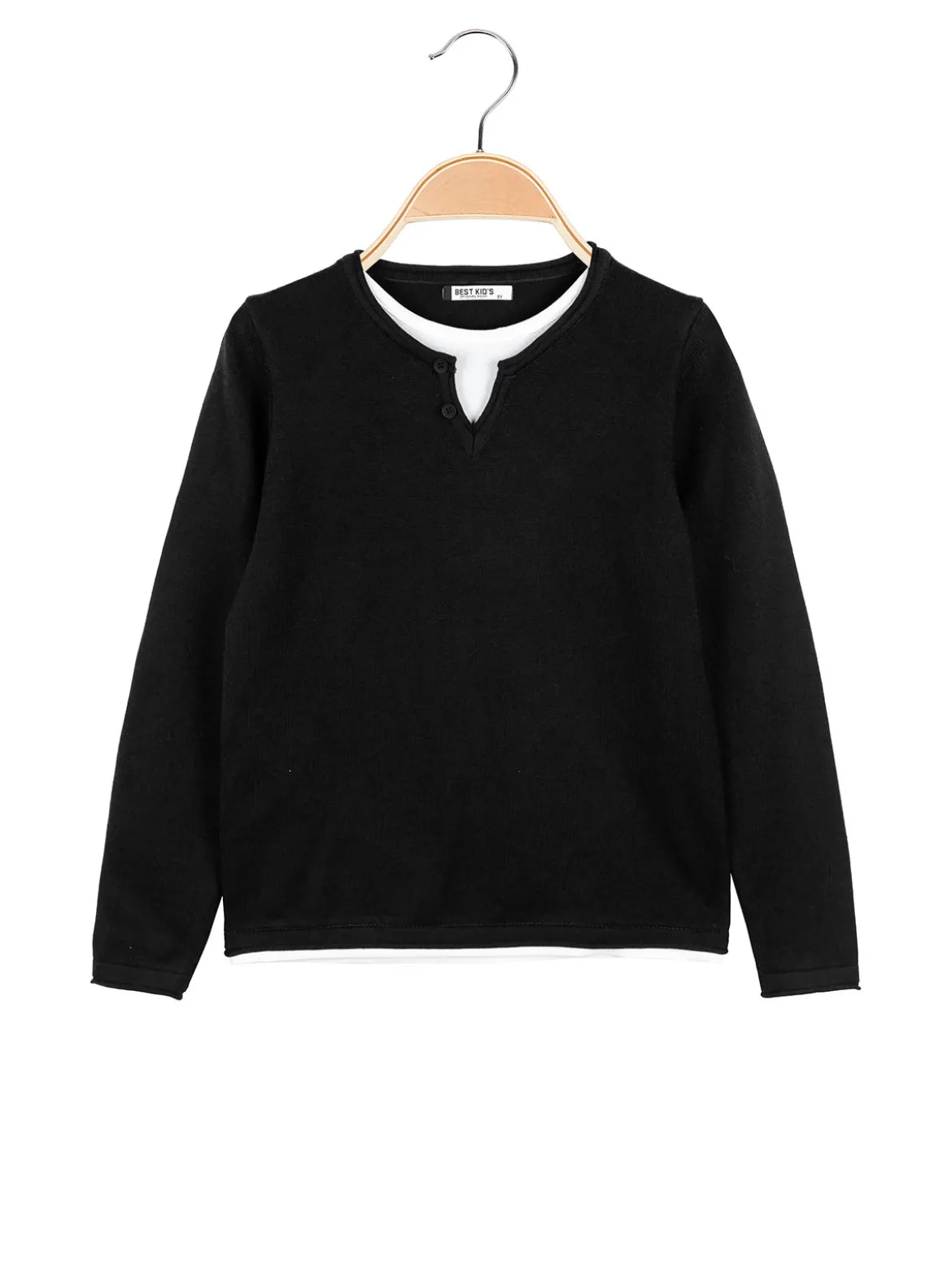 Best Kid'S Pullover da bambino in maglia con doppio scollo