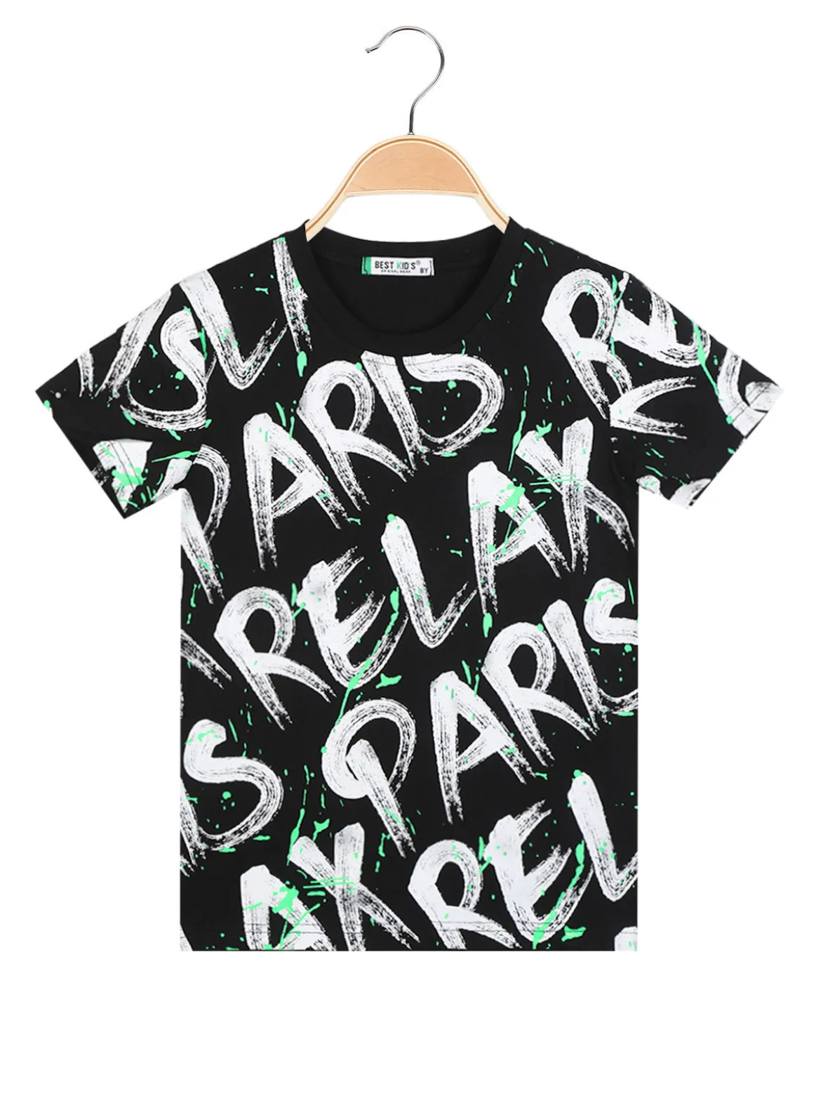 Best Kid'S T-shirt manica corta da bambino con scritte