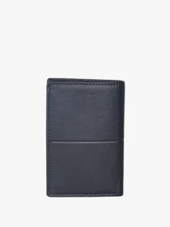 Biagiotti Uomo Portafoglio verticale in pelle da uomo - blu scuro