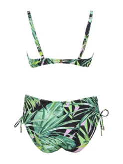 Bikini 4 You Bikini donna imbottito con ferretto e slip a vita alta COPPA C