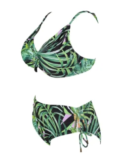 Bikini 4 You Bikini donna imbottito con ferretto e slip a vita alta COPPA C