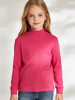 Bimbissimi Maglia a lupetto da bambini a maniche lunghe
