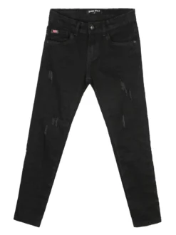 Bimbo Style Pantaloni neri con strappi