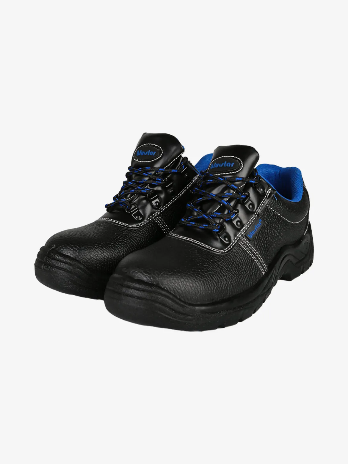 Blu Star Scarpe uomo antinfortunistiche in pelle waterproof - nero