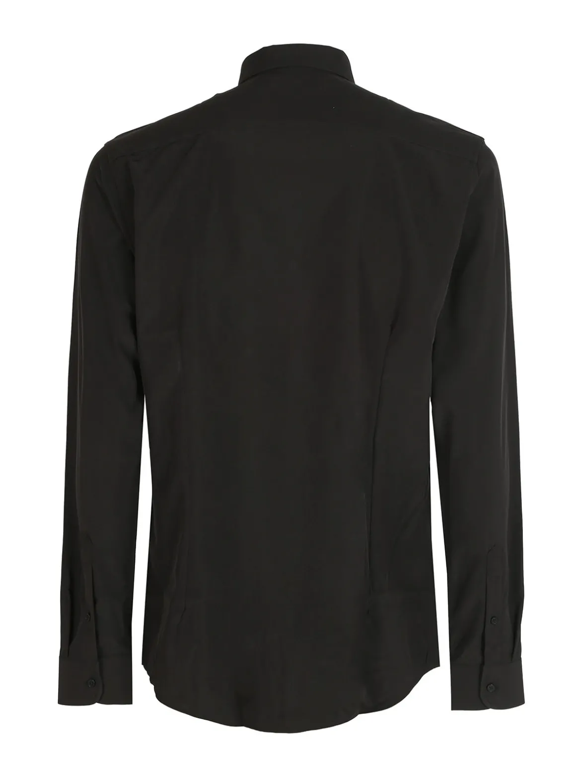 Bread & Buttons Camicia da uomo slim fit microtouch a maniche lunghe