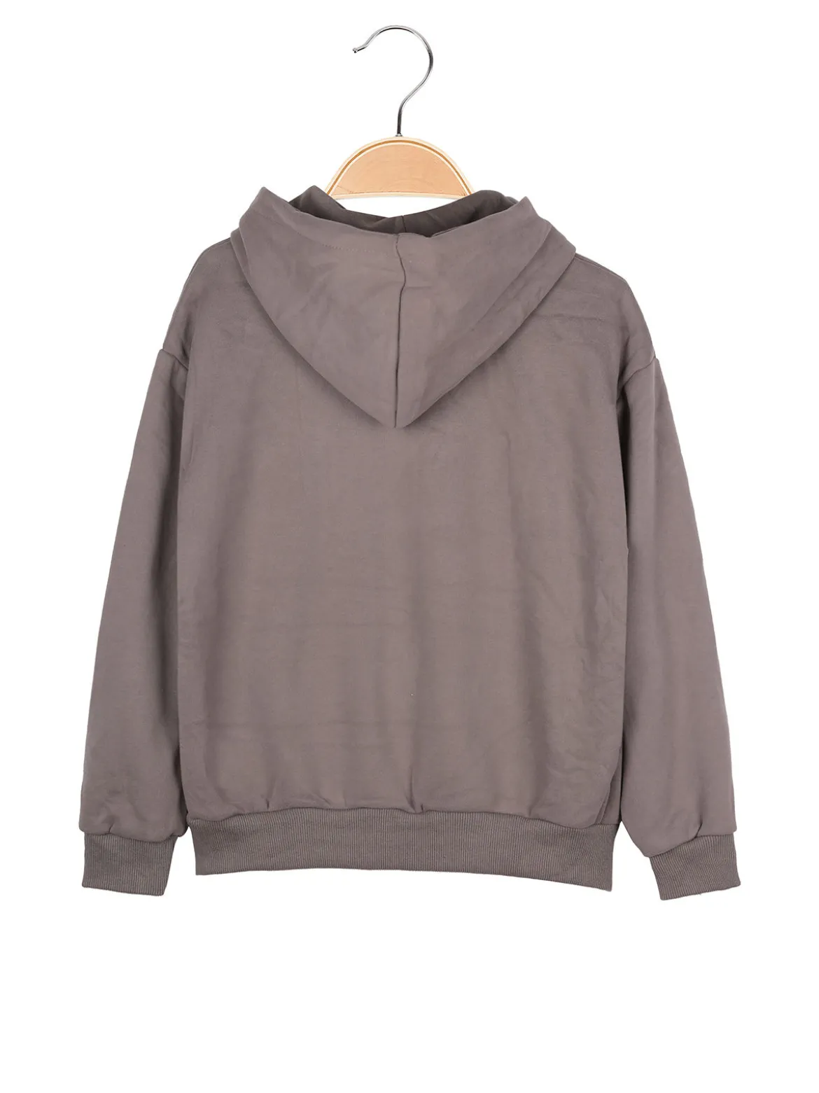 Brum Beby Felpa da bambino con cappuccio e zip - antracite
