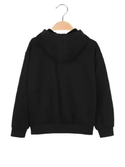 Brum Beby Felpa da bambino con cappuccio e zip - nero