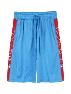Bskt Completo da bambino sportivo con t-shirt con bottoni e bermuda