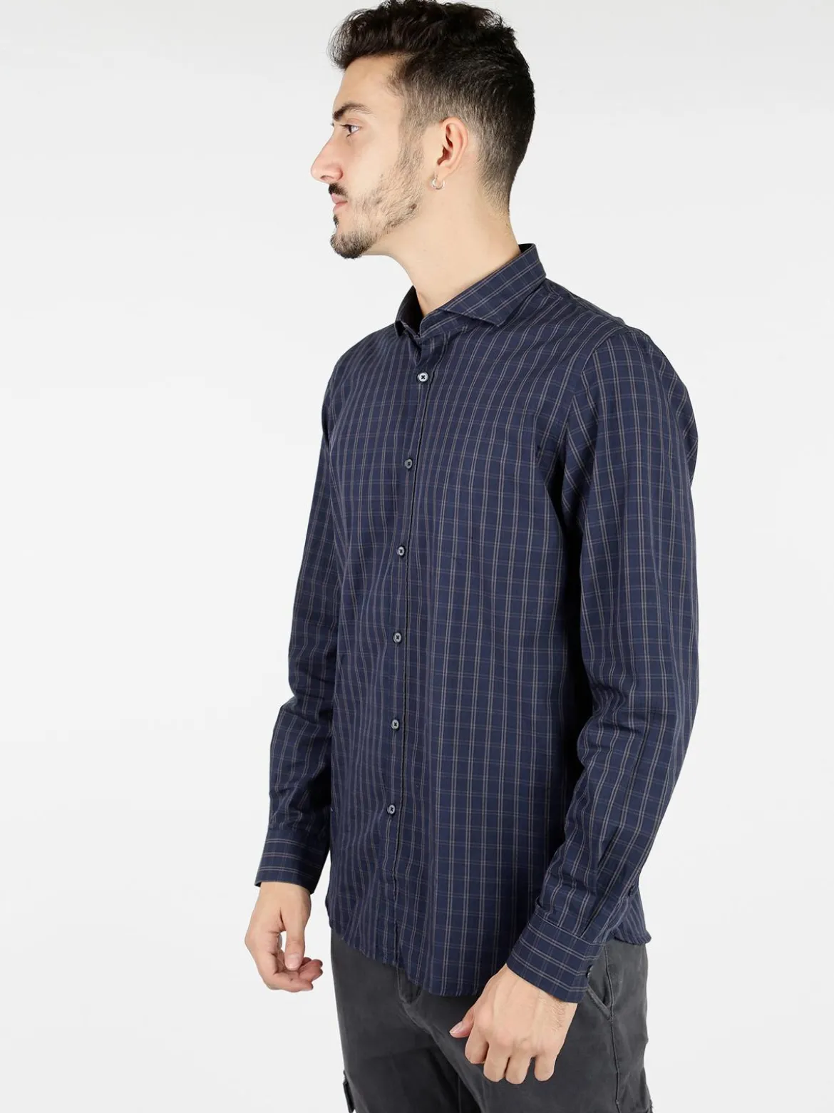 B-Style Camicia a quadri in cotone