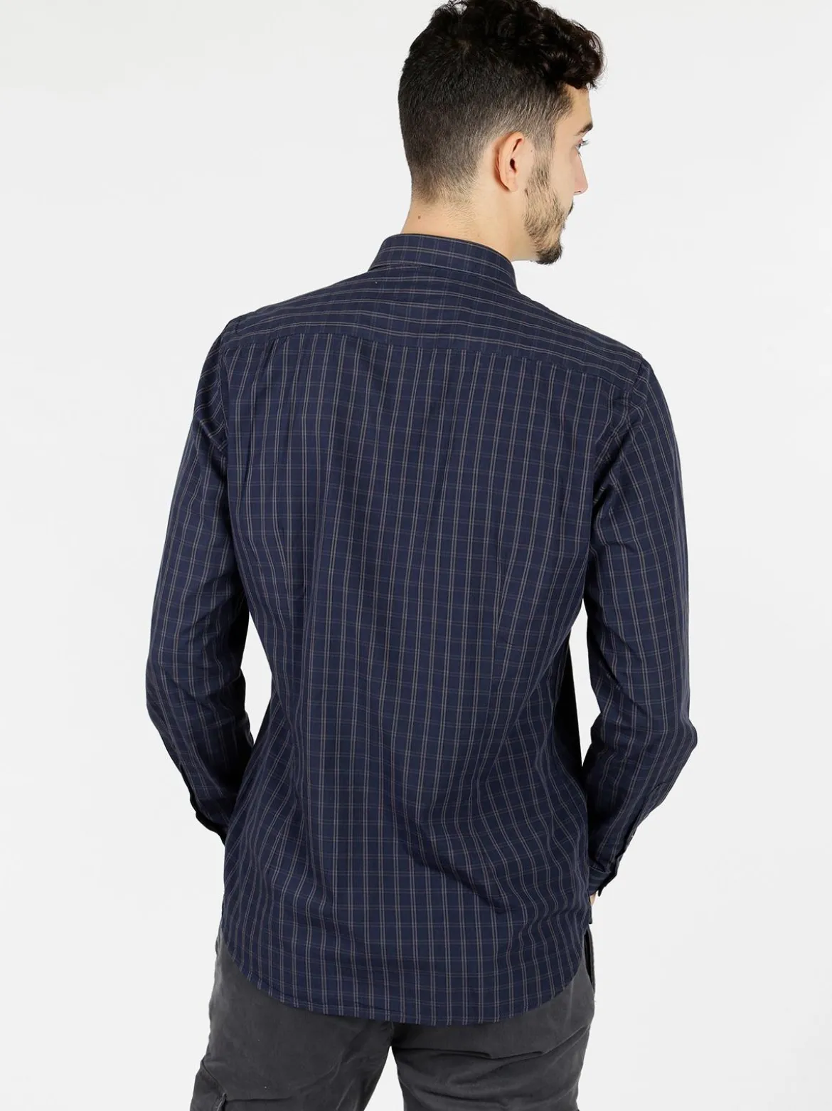 B-Style Camicia a quadri in cotone