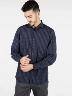 B-Style Camicia a quadri in cotone
