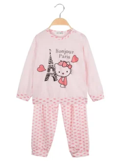 Buonanotte Pigiama bimba con cuori in cotone