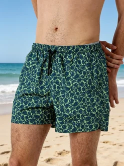 Buoncostume Boxer mare da uomo colorati - verde
