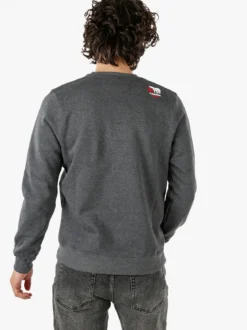 Canada Trail Felpa girocollo da uomo con interno spazzolato - grigio