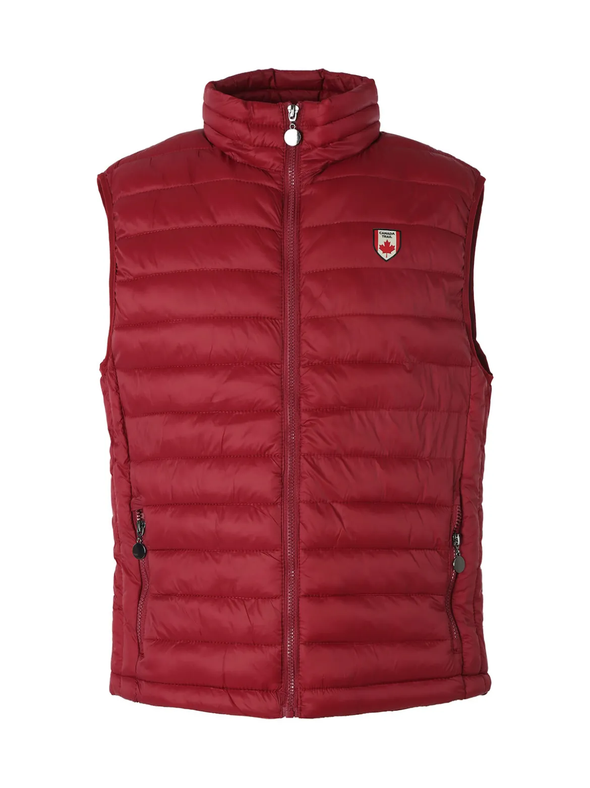 Canada Trail Smanicato imbottito da uomo con zip - bordeaux