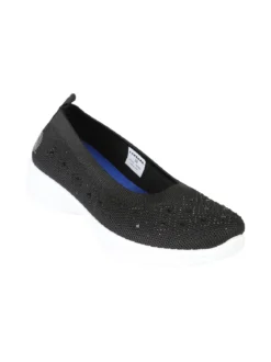 Canguro Ballerine donna sportive in maglia con strass