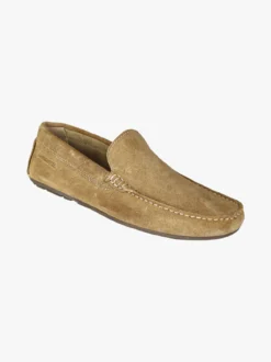 Canguro Mocassini uomo in pelle scamosciata - taupe