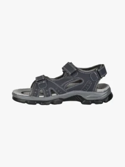Canguro Sandali da uomo con cinturini a strappo - blu scuro