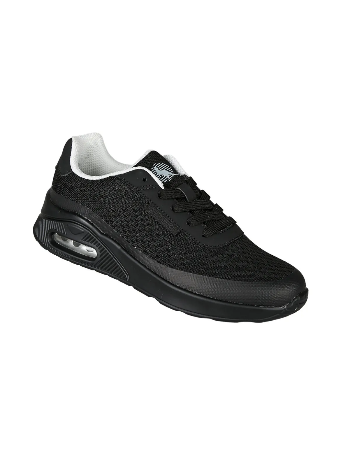 Canguro Sneakers sportive da donna in tessuto con air - nero