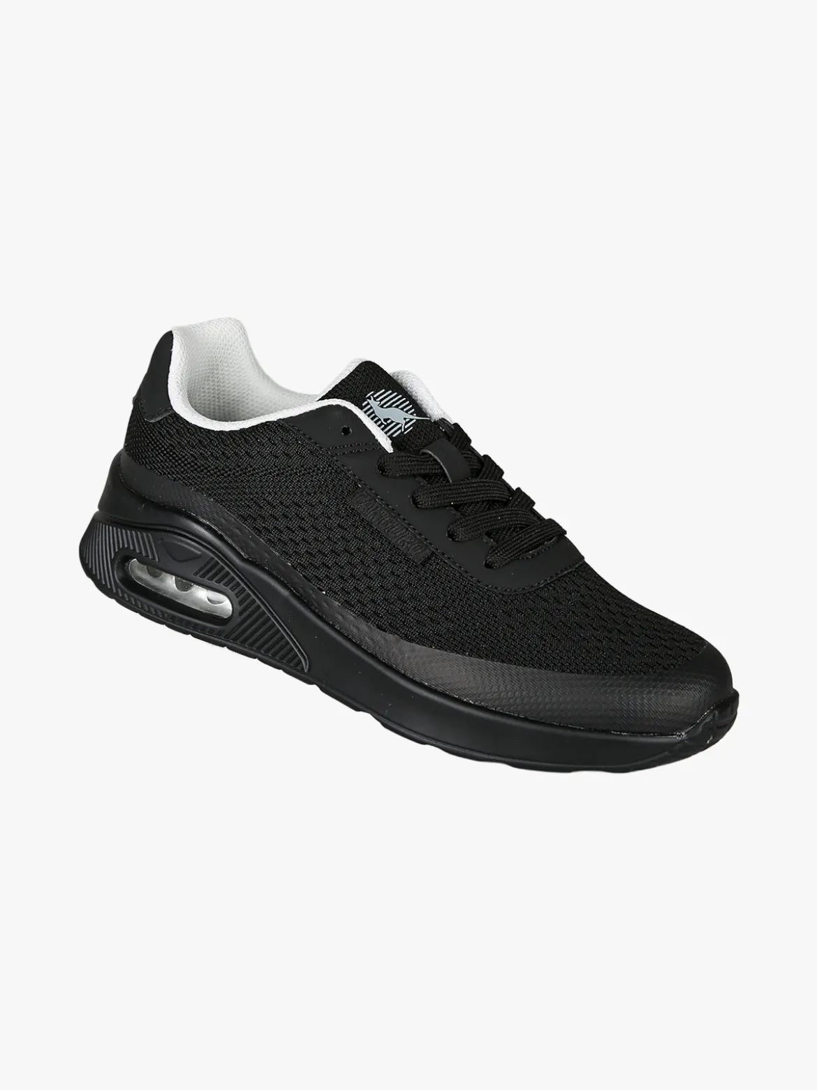 Canguro Sneakers sportive da donna in tessuto con air - nero