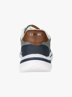 Canguro Sneakers stringate da uomo in tessuto - blu scuro