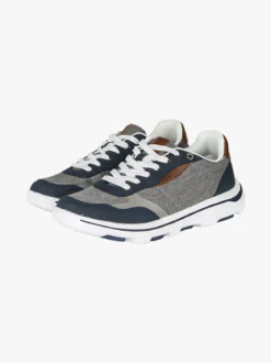 Canguro Sneakers stringate da uomo in tessuto - blu scuro