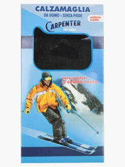 Carpenter Calzamaglia da uomo in caldo cotone senza piede