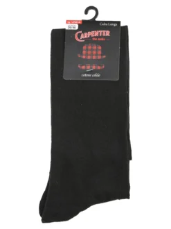 Carpenter Calze lunghe da uomo in caldo cotone - nero