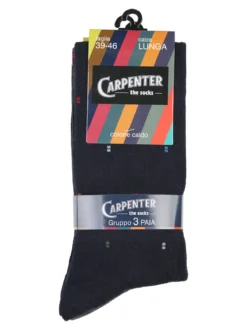 Carpenter Confezione da 3 paia di calze lunghe in caldo cotone