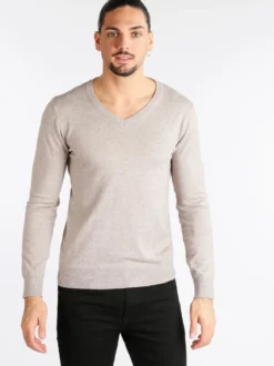 Cashtouch Pullover da uomo in tinta unita