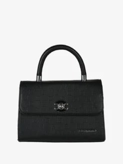 Charro Borsa a mano da donna con patta e chiusura a girello - nero