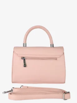 Charro Borsa a mano da donna con patta e chiusura a girello - rosa
