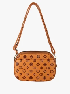 Charro Borsa a tracolla da donna con logo - marrone