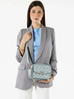 Charro Borsa a tracolla da donna con stampe - azzurro