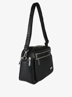 Charro Borsa a tracolla da donna in ecopelle - nero