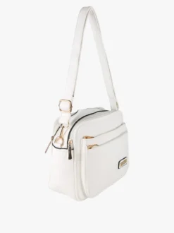 Charro Borsa a tracolla da donna multitasche - bianco