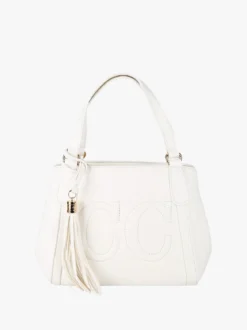 Charro Borsa donna mini tote in ecopelle - bianco